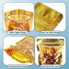 Bolsas Stand-Up Reutilizables con Cierre de Cremallera de Fábrica Directa Bolsas de Dos Tonos de Papel de Aluminio para Té, Granos Mixtos, Comida para Gatos y Perros, y Empaque de Alimentos
