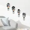 Portavelas Plegable Innovador de Hierro Acrílico para Velas de Aromaterapia, Muy Recomendado con Forma de Flor Montado en Pared Nuevo Producto Transfronterizo