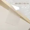 Paleta de Arte para Uñas Pintada a Mano Práctica Principiante Pintada Paleta Manchada Pintura de Flores Transparente de Doble Cara Escarchada Reutilizable