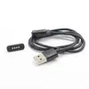 Cabo de Carregamento Magnético Personalizado USB a Macho para Pogo Pin de 4 Pinos Cabo de Dados Magnético para Pulseira Inteligente