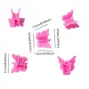 Ins Comercio Exterior Mini Pinza de Mariposa para Niños Pinza de Garra Pequeña Colorida Pinza para el Cabello Pequeña Linda para Niños Accesorios para el Cabello