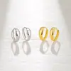 Originales Populares Transfronterizos Pendientes de Plata de Ley S925 con Forma de Lágrima Invertida y Espejo Diseño Nicho Pendientes de Lujo Accesible de Gama Alta para Mujer