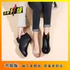 Botines de estilo británico tacón grueso zapatos de tacón bajo estilo coreano para mujer nicho elegantes absolutamente hermosos Botas Martin 2026 nuevo primavera y otoño mujer