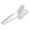 Pinza para bistec frito estilo alemán pinza para alimentos acero inoxidable 304 Pinza para pescado frito a la parrilla pinza para pizza pan pinza para barbacoa de alimentos