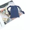 Pacote de bolso de pano de algodão estilo Ins, amostra cosmética de cores doces, pacote de bolso de algodão puro, pacote de algodão puro simples e elegante