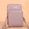 2021 nuevo al por mayor gran capacidad multifuncional color sólido moda simple bolso de hombro bandolera bolsa para teléfono móvil de mujer