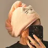 Gorro Secador de Pelo de Cachorro Lindo para Mujer, Absorbente y de Secado Rápido, Toalla de Pelo para Lavar el Cabello, Uso en Casa para Adultos, Gorro de Ducha de Felpa de Coral Engrosado