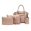 Bolso de Mujer 2023 Nuevo Estilo Europeo y Americano Juego de Cuatro Piezas, Bolso de Hombro de Gran Capacidad, Bolso Cruzado, Bolso de Mano, Esencial para el Trayecto
