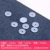 Espaçador de Pérola de Silicone Macio Anti-Fricção Separador de Colar Pulseira Ágata Transparente Cristal Artesanato DIY