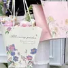 Bolsa Tote Trapezoidal para Buquês de Flores, Embalagem para Buquês de Natal e Dia dos Namorados, Fabricante de Sacolas de Presente