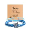 Pulseras Tejidas a Mano para Mujeres y Niños Lilo & Stitch, Dibujos Animados Anime Transfronterizos Más Vendidos de Amazon