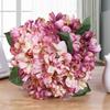 Flor simulada seca e queimada hortênsia simples decoração de restaurante doméstico europeu flor falsa cenário de casamento adereços de fotografia de flores Flor