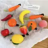 Puesto de Mercado Nocturno Comida y Juego Caricatura Fruta Pasador Infantil Lindo Adorno para el Cabello Modelo de Un Yuan Celebridad de Internet Accesorio para el Cabello Manzana
