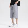 Novos Calças Casuais de Algodão e Linho Masculinas Verão Shorts Masculinos Calças Casuais de Algodão e Linho Estilo Chinês Calças Capri