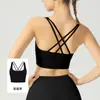 Sujetador Deportivo Todo en Uno a Prueba de Golpes para Mujer, Chaleco de Yoga Anticaída, Sujetador Profesional de Entrenamiento para Correr y Fitness para Usar como Prenda Exterior