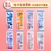 Tarjeta Goo, ladrillo de mahjong, tarjeta, ladrillo pequeño, hielo, acrílico transparente, marco de fotos magnético, tarjeta, adornos de ladrillo, tarjeta Goo DIY