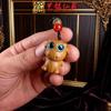 Sándalo Verde Doce Constelaciones Cadena para Teléfono Móvil Sándalo Zodiaco Colgante Pequeño Llavero de Bolso Colgante Pieza Pequeña DIY