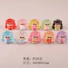 Menina Fofa de Desenho Animado com Óculos de Sol DIY Resina Caixa Surpresa Ornamento Acessórios Brinquedo da Moda Figura Pingente Chaveiro