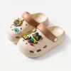 Zuecos de verano antideslizantes para interiores para niños y niñas, zapatos de playa para exteriores con diseño floral, sandalias para niños pequeños y mayores, venta al por mayor