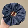Gomita para el pelo suave y dulce para mujer, scrunchie de malla estilo coreano, liga para coleta baja y moño, accesorio para el cabello de alta gama
