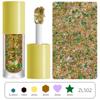 Serie de láser transfronterizo gel polvo fino estrella de cinco puntas lentejuelas mixtas gel alto brillo maquillaje maquillaje cuerpo sombra de ojos