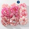 Nuevo Estilo Transfronterizo Retro Simple Color Sólido Set de Gomas para el Pelo Tela Cintas para el Cabello Bandas Elásticas Retro Simples Venta al por Mayor