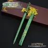 Espada Qingzhu Yunfeng Arma Fria Antiga com Bainha Modelo de Metal, Item Colecionável do Anime "A Jornada de um Cultivador"