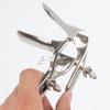 Espéculo vaginal de acero inoxidable 304, expansor vaginal para examen ginecológico, espéculo sexual para adultos, dilatador vaginal con alas.