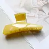 Dulces y Frescos Lindos Accesorios para el Cabello para Mujeres, Pinzas para el Cabello Trapezoidales para Peinados Recogidos en la Parte Trasera de la Cabeza, Elegantes Pinzas Laterales, Pasadores Sencillos de Colores Gelatina