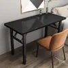 Mesa dobrável sem instalação sala de aluguel mesa de computador mesa retangular para treinamento mesa de jantar dobrável sem instalação