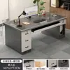 Escritorio de oficina, escritorio moderno simple para el hogar, escritorio de estudio para estudiantes, escritorio de escritura integrado para dormitorio, mesa para computadora de escritorio