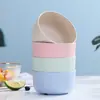 Tigela de palha de trigo Utensílios domésticos Tigela de arroz Tigela pequena para crianças Tigela de plástico resistente a quedas Tigela de sopa de trigo Pacote de quatro