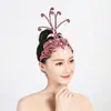 Flor de Cabeza de Xishuangbanna Nuevo Estilo Étnico Performance Étnico Venta al por Mayor Escenario de Danza Clásica Performance de Baile Mujeres Modernas