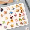 30 piezas de bolsa de pegatinas de decoración de la serie tienda de postres guitarra cuaderno equipaje pegatinas DIY