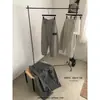 Imagine SAILORMOON 2026 início do outono estilo coreano casual calça de corte justo com barra curva para mulheres 71571