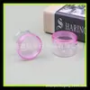 Frasco de Creme Facial Redondo Rosa 7G Conjunto de Viagem Frasco de Creme 7ml Frasco de Boca Larga Frasco com Pó de Glitter para Nail Art