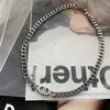 Pulseiras Transfronteiriças Europeias e Americanas de Aço Titânio para Homens e Mulheres, Conjunto de Pulseira e Colar com Letra D Dupla, Atacado de Joias Corrente Cubana Nariz de Porco