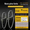 Novo conector de pino forte de alta velocidade, anel de oito caracteres, embalagem amarela, pino Luya, acessórios de pesca a granel