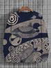 2024 Nuevo Transfronterizo Amazon Otoño Casual Sudadera Estampada en 3D Europea y Americana Jersey Cuello Redondo Suelto Sudadera de Mujer