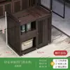 Mesa de Chá Pequena Móvel para Casa Mesa de Chá Madeira Maciça Carrinho de Chá Chaleira de Água Armário de Chá Integrado com Rodas Mesa Lateral de Chá Bandeja de Chá Kung Fu