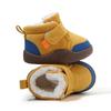 Zapatos Nuevos de Invierno 2024 para Bebés y Niños Pequeños Botines Cortos para Niños con Forro de Felpa Engrosados Antideslizantes Suela Suave Botas de Nieve para Bebés