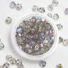 Cuentas de Imitación Checas Romboidales Brillantes Grado Aaa de 3 mm Cuentas Sueltas Accesorios para Manualidades con Cuentas Cuentas de Cristal Prensado Facetadas Cosidas a Mano