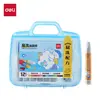 Pasteles al Óleo Deli Hm724 12 Colores 24 Colores 36 Colores 48 Colores para Estudiantes Fáciles de Lavar y No Ensucian Mano Pintura Crayones Mayoreo