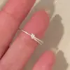 Anillo retorcido de diseño minimalista para mujer, Nuevo estilo chino, Lujo ligero, Nicho, Gama alta, Elegante anillo para el dedo índice, Diseño abierto