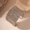 Anillo de Brazo Abierto con Diseño de Flor de Serpiente Hueca Transfronterizo Europeo y Americano Pulsera de Tendencia de Moda Pulsera Exagerada de Gama Alta para Mujeres