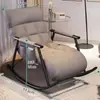 Cadeira de balanço de lazer para varanda para adultos, adequada para dormir, uso doméstico para tomar sol, de uso duplo para sentar e dormir, poltrona reclinável preguiçosa, cadeira-sofá para uma pessoa