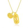 Collar con colgante Vajra y mortero Happy Ruyi para mujer, de gran venta, de nicho, combina con todo, de alta gama, estilo chino, nuevo, estilo nacional, joyería colgante.