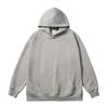 Sudadera con capucha de punto compuesto de seda de leche de 300 g, marca de moda, holgada, transfronteriza, para hombre y mujer, chaqueta con logotipo de patrón personalizado