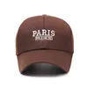Gorra de Béisbol Casual Estilo Coreano de Moda Unisex Letra Bordada Versátil Gorra de Pico Sombrero para el Sol al Aire Libre Protección Solar
