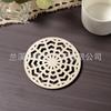 Tapete Aislante de Calor Antiescaldaduras Posavasos Hueco de Madera Tapete para Tazón Individual Individual para Plato Creativo Guofeng en stock Decoración Directa